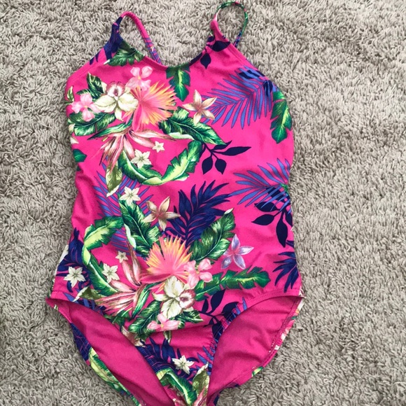 GAP Other - Girls Gap one piece hot pink swimsuit size 10